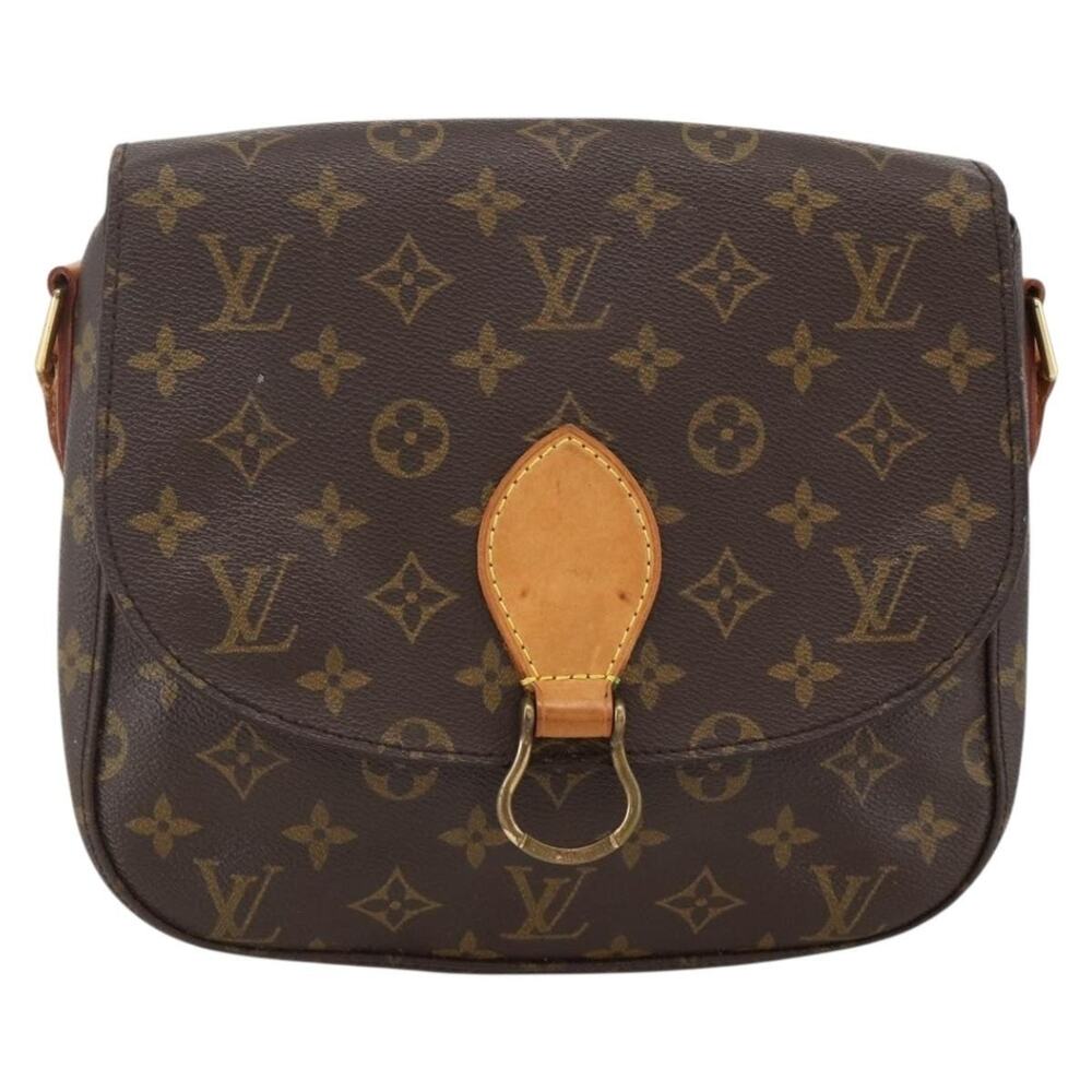 Louis Vuitton Monogram Saint Cloud GM Shoulder Bag Brown